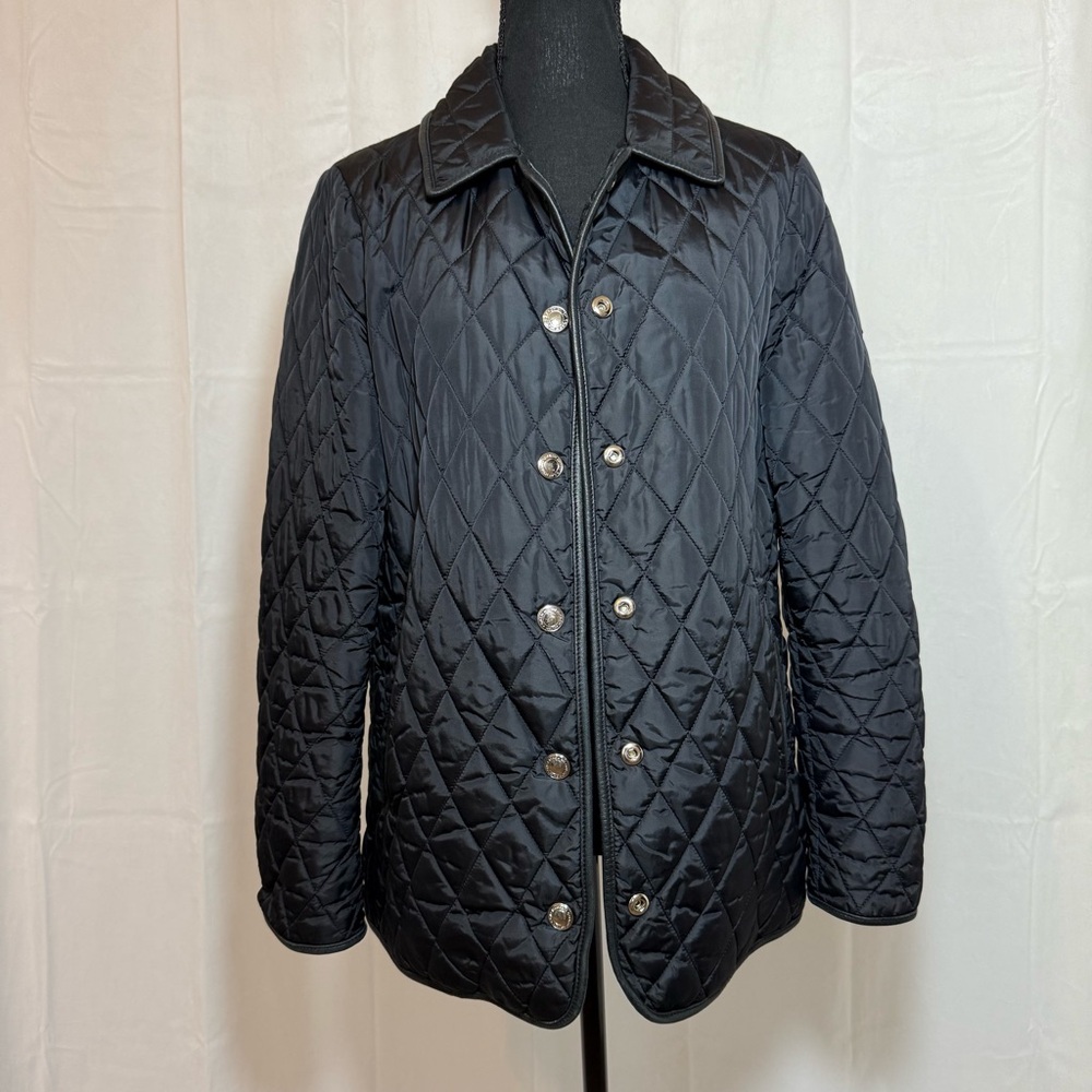 PREOWNED Women’s Coach Black Quilted Coat
